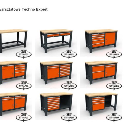 Stoły warsztatowe Techno Expert
