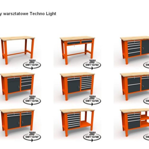 Stoły warsztatowe Techno Light
